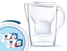 Brita Marella cool biela 2,4l + 12 filtrov Maxtra